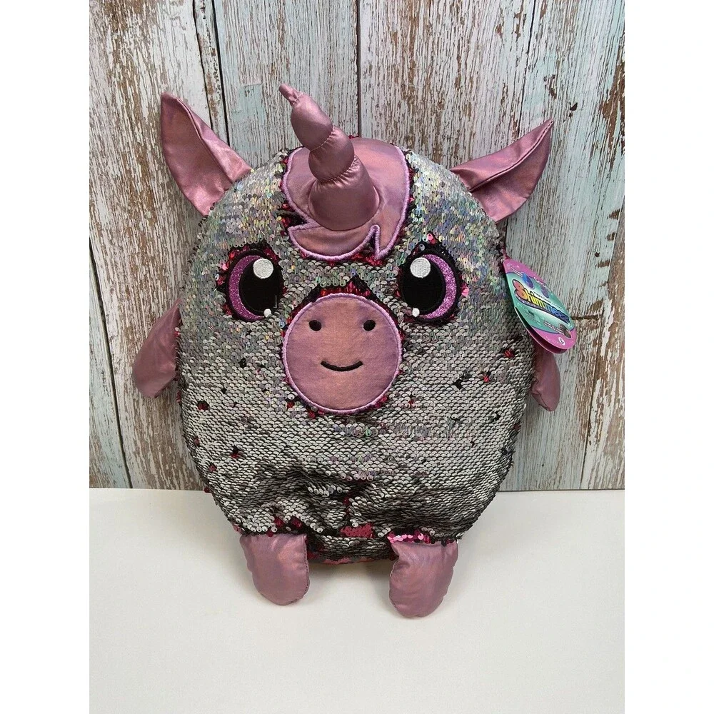 Shimmeez Series 3 Kaylie Unicorn 14” Reversible Sequins - Hard to Find NWT